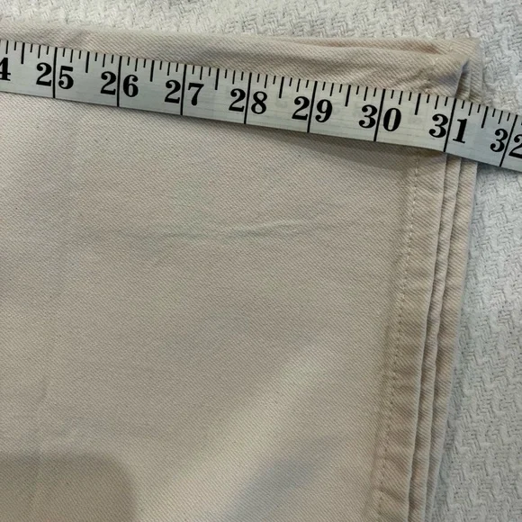 NWT Madewell Wide Sweep Trousers Minimalist Wide Leg Cream Denim Jeans 33 FLAW - Picture 11 of 15